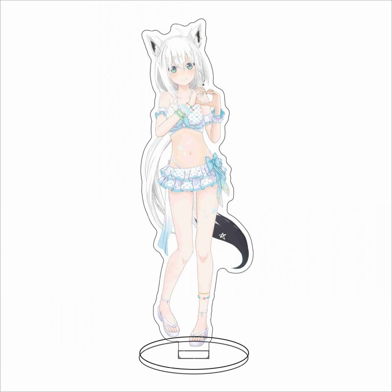 16CM Anime Hololive Shirakami  - Anime Merchandise Collection ulasan dan harga