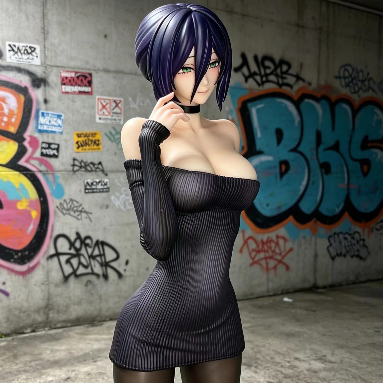 Reze Knit Dress Anime GK Model - Popular Anime Merchandise ulasan dan harga